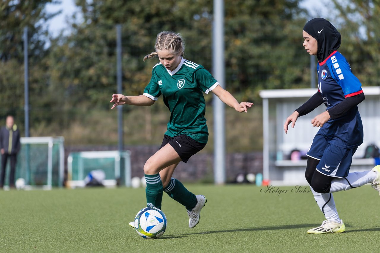 Bild 137 - wU19 Rissener SV - VfL Pinneberg : Ergebnis: 9:1